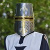 Armory Replicas™ - Knights Templar Brass Trimmed Crusader Practice Helmet