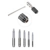 Kit Broca Machuelo Estandar Roscador 1/4-1/2 Pulgada 6 Pzs
