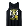 Mens I'm The Softball Pitcher Dad of A Softball Pitcher
