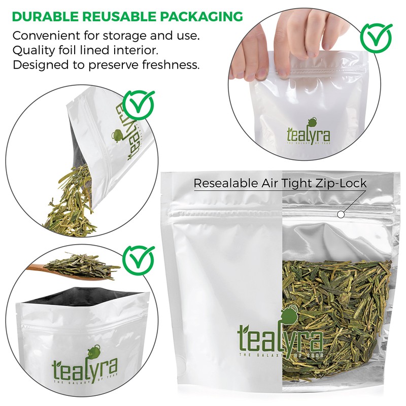 Tealyra - Premium Dragon Well - Long Jing - Green