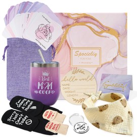 Eaureum New Mom Gifts Set, Pregnancy Gifts for New Parents Gender Reveal Ideas, New Born Baby Shower Gifts for Boys/Girls, New Mom Gifts After Birth Post Partum Essentials for Women