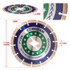 COREDIAM 7 Inch Segmented Diamond Saw Blade for Angle Grinder,