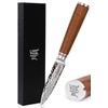 YOUSUNLONG Paring Knives 3.5 Inch - Japanese Hammered Damascus Steel