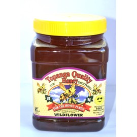 3lbs Topanga Quality Honey (Wildflower Floral Source) Raw, Unfiltered, Unpasturized, All Natural, Kosher