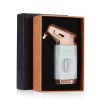 Torch Cigar Lighter Built-in V Cigar Cutter Refillable Butane Torch