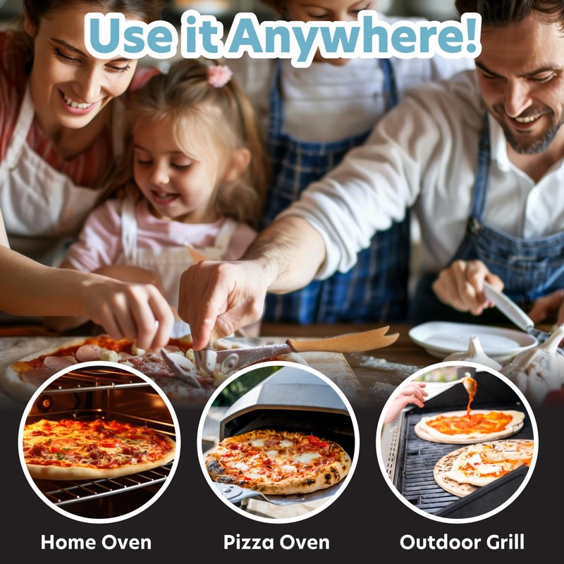Pizza Stone for Oven, Grill, BBQ - Round 5/8 Inch