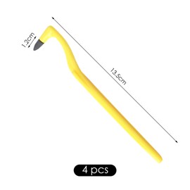 TVSVKWE 4 Pieces Of Tartar Remover, Manual Tooth Cleaning Tool, Dental Care Products, Suitable For Tartar Removal And Smoke Removal.