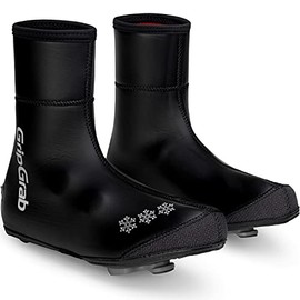 GripGrab Arctic Waterproof Deep Winter Road Cycling Shoe Covers Fleece Lined Thermal Road Cycling Overshoes Winter Warm