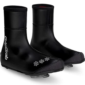 GripGrab Arctic Waterproof Deep Winter Road Cycling Shoe Covers Fleece Lined Thermal Road Cycling Overshoes Winter Warm
