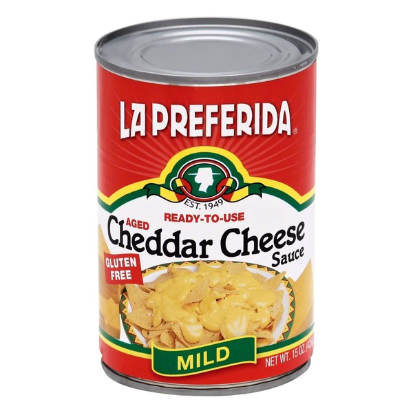 La Preferida Cheddar Cheese Sauce, 15-Ounce (Pack of 12)