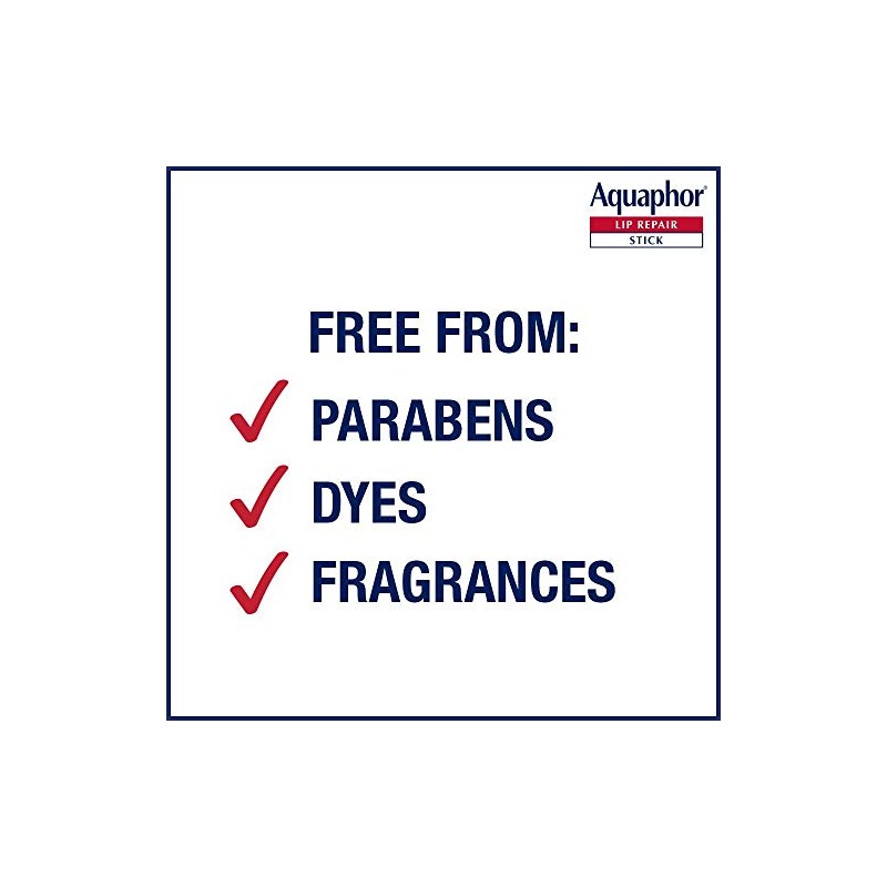 Aquaphor Barra de reparación de labios Calma los labios secos