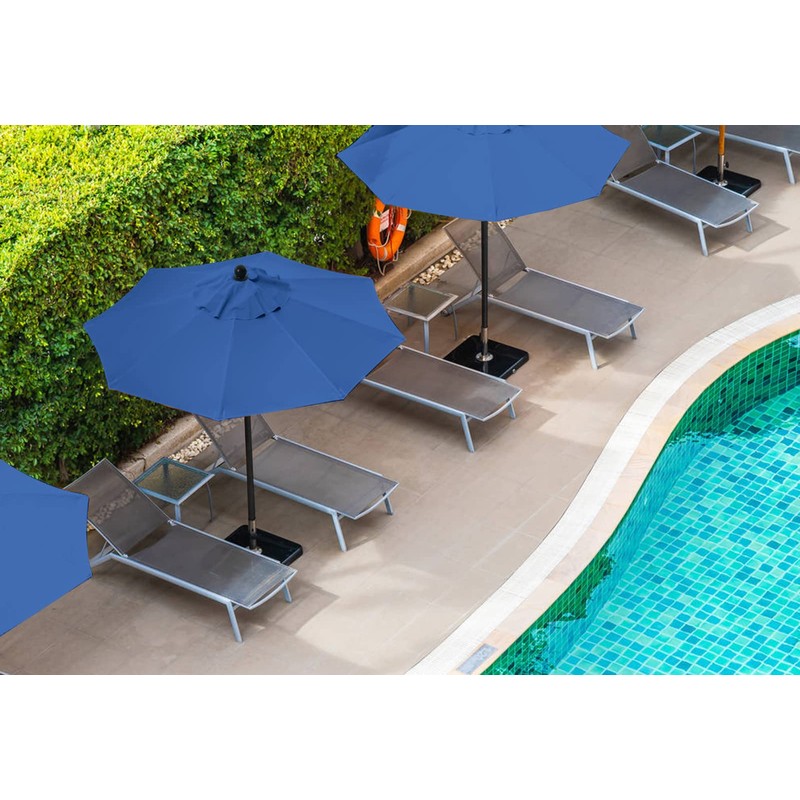 MASTERCANOPY Patio Umbrella 9 ft Replacement Canopy for 8 Ribs-Dodger