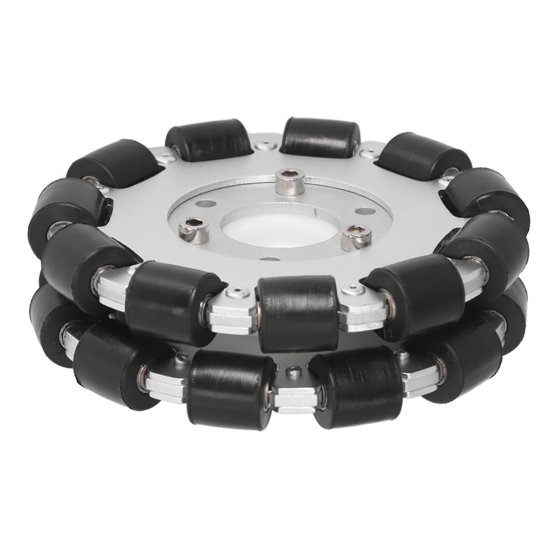 127mm Double Aluminum Omni Wheel with Bearing Rollers Omni Directional