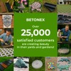 BETONEX Big DIY Precast Concrete Molds 2 pcs Wooden Pavers