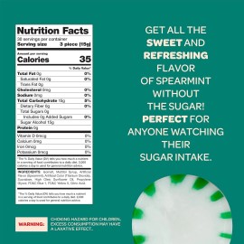 FUNTASTY Sugar-Free Starlight SPEARMINT Hard Candy- 1 Pound Pack