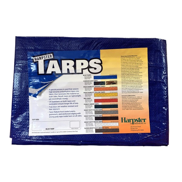 Blue Tarp 2.9 OZ, 18'x36'