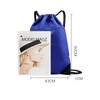 Women Mens Drawstring Backpack Bag Gym Sports Sack Portable Shoe