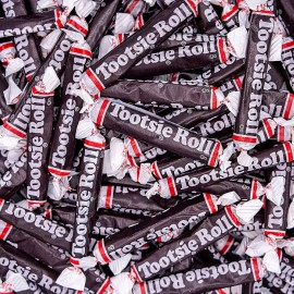 Tootsie Rolls Long Chocolate Chews Original - Bulk - Choose Sizes - 4 lbs