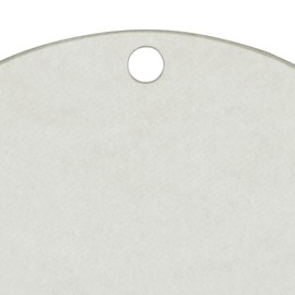 EH Design Clear Acrylic Round Pendant with Hanging Hole, Acrylic