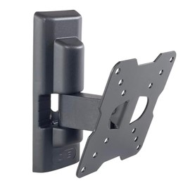 Meliconi CME ETR 100 TV support, Tiltable, for TVs up to max 25 '', Vesa 50 - 75 - 100 mm, Black