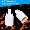 PATIKIL G24d to E26/E27 Light Socket Adapter, 4pcs Lamp Holder