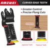 AMZWEI 20 Pcs Extra Long Titanium Oscillating Tool Blades &
