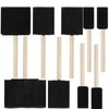 Vanitek 20 Piece Flat Flexible Poly Foam Bevel-Tipped Brush Set