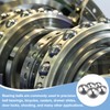 sourcing map 9mm Bearing Balls, 25 Pcs 304 Stainless Steel