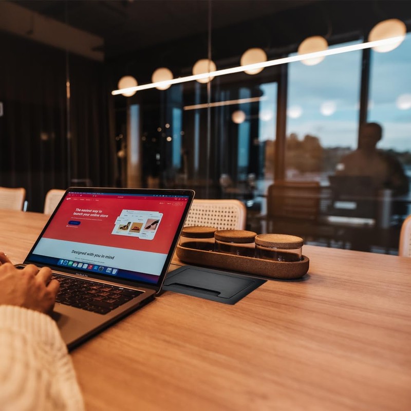 Tabletop Brush Cable Management Connectivity Box with 8 Grommet Holes