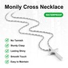 Monily Cross Necklace for Women Cross Necklaces with 2.5 mm