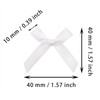 Tupalizy Ribbon Bows Mini Satin Fabric Bows Flowers for DIY