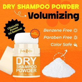 PureRootss,Dry Shampoo Powder & Refill X2 | Unscented, Non-Aerosol | Volumizing & Mattifying for Dark & Blonde Hair | Travel Size, Fuller-Looking Hair, Refreshing & Root Volumizer