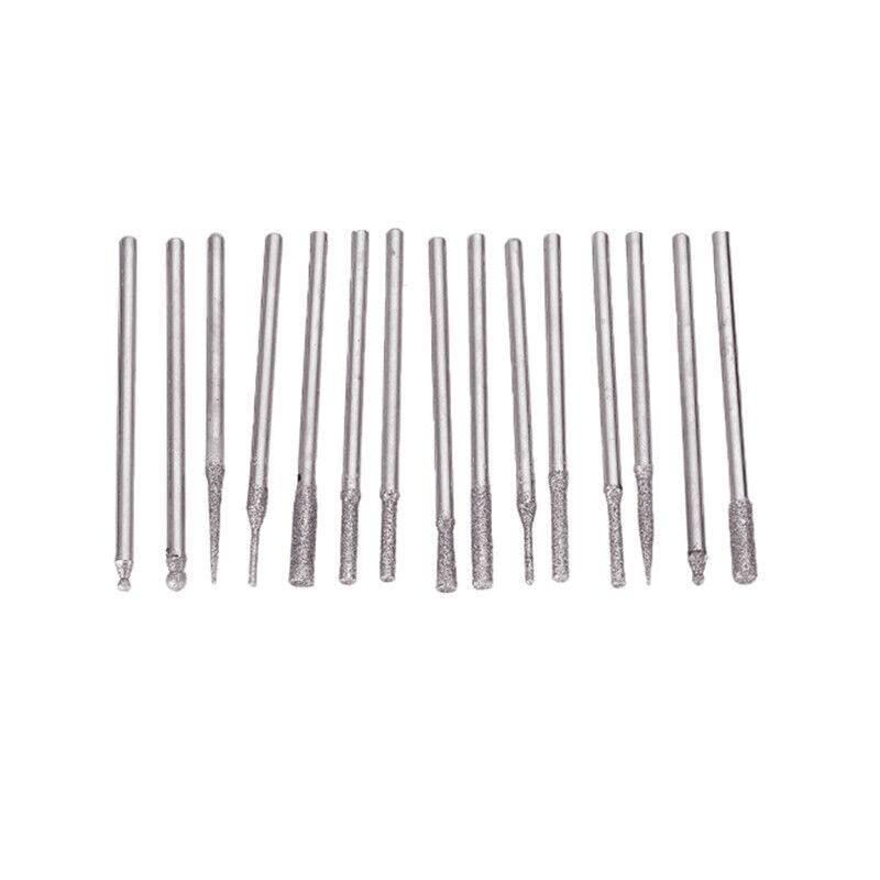 90PCS Diamond Burr Engraving Rotary Tool Drill Bit Kit, 3mm