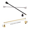 YYBONNIE 3PCS Men's Copper Collar Bar Pins Shirts Tie Pins