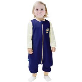 ililmmoe Baby Unisex Sleeping Bag with Feet Pyjamas Infant Walking Cotton Sleepsack Wearable Blankets Tog1.5 NAVY/M