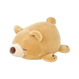 Libuhahato 48929-30 Mascot, Marshmallow Animal, Bear Maroon, Total Length Approx. 4.3 inches (11 cm), Fluffy, Mochi