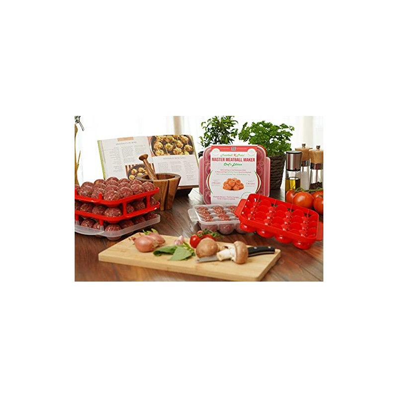 Meatball X Press - Meatball Maker & Stacking Storage Tray