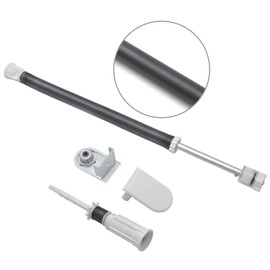 XKMT- Long Spring w/Roller Blind Bracket Hanging Curtain Roller Shade For 25mm tube [P/N: ET-BLIND-SB014-4-L-WHITE]