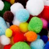 Creation Station Pom Poms Assorted Colours & Sizes (100)