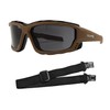 SOL PRO Anti-Fog Safety Motorcycle Riding Sunglasses Foam padded Goggle,