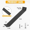 4 Pcs Inside Moun 45-Degree Angle Bracket,11" x 3" Heavy