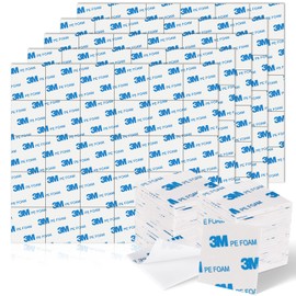 UPINS 150Pack Double Sided Foam Tape Strong Sticky Double Sided Foam Pads for Crafts Self-Adhesive Mounting Foam Tape Heavy Duty for Home Wall Decor 40 * 40 * 2mm