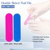 Qsnidy 30 Pack Disposable Manicure Kit Individually Packed 3-Piece Mini