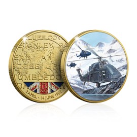 The Falklands War Collection Collectable Gold Coin - Retaking South Georgia