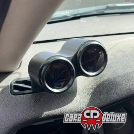 CARZDELUXE Dual gauge pod mount for 2007-2014 Tahoe Yukon Avalanche Silverado Sierra vent