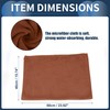 INFINAUTO Cleaning Cloths Towel,Car Drying Plush Cloth Absorbent Microfiber Coffee,3pcs