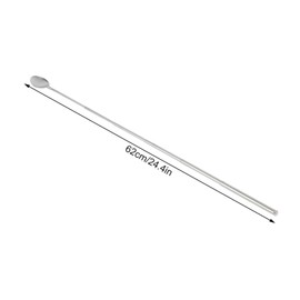 HAOHIZE Mixing Spoon, Cooking Spoon 62 cm Long Extendable Spoon Stainless Steel Telescopic Spoon Stirring Spoon Stretchy for Grillware Accessories Ice Tea Spoon Long Handle