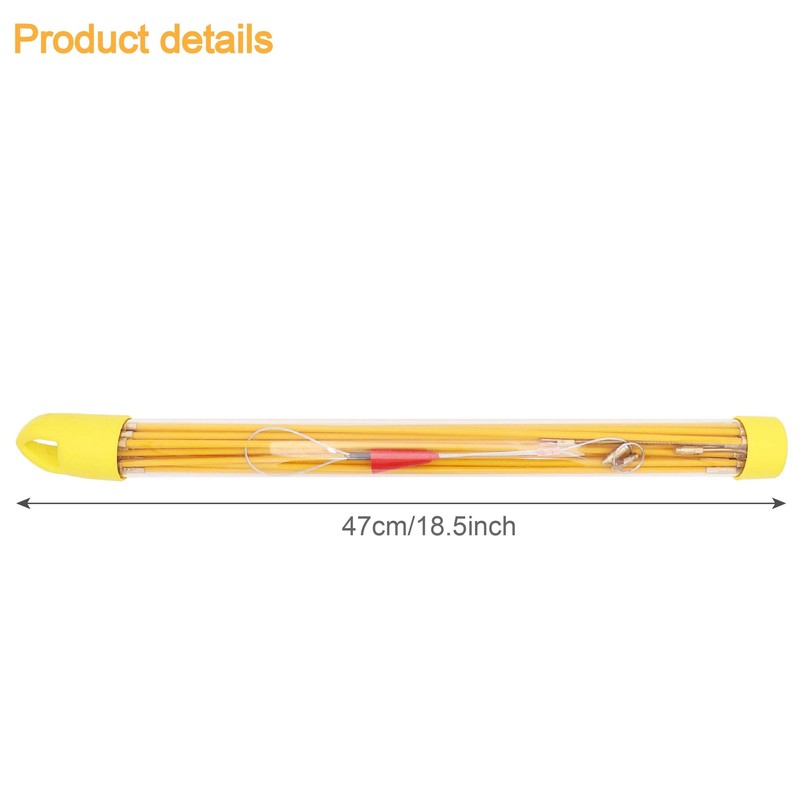 Jeemiter 24 FT Fiberglass Running Electrical Wire Cable Glow Rods