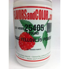 FD&C Yellow #5 Powder 454 Grams