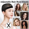 ROBOHOOK 6PCS Elastic Band for Wigs, Adjustable Wigs Band No